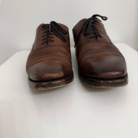 Thursday Boot Co. Executive Cap Toe Oxford Dress Shoes Brown Leather Mens Sz 8.5 main image 7